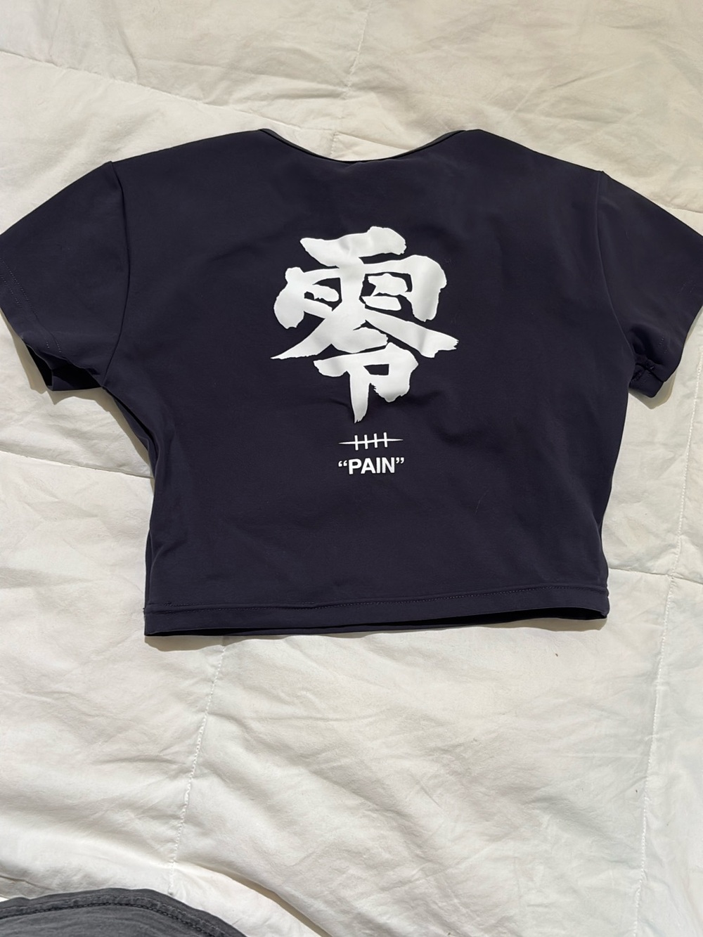 Darc Sport Navy Crop Tee - Naruto Collection